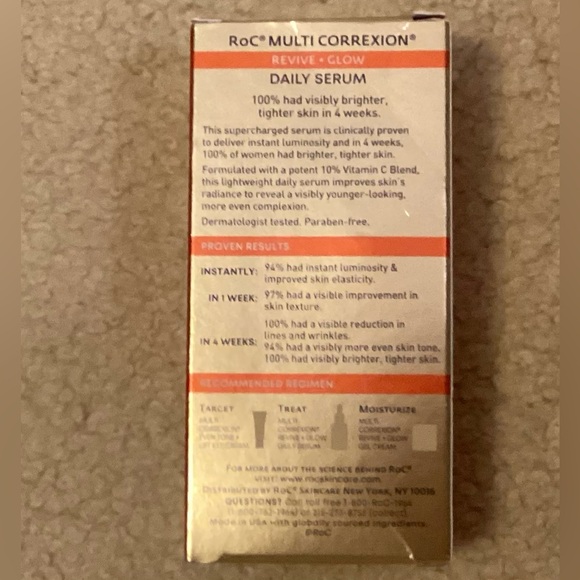 🆕🔥ROC cosmetics, Multi Correxion Revive + Glow Daily Serum - Picture 2 of 2